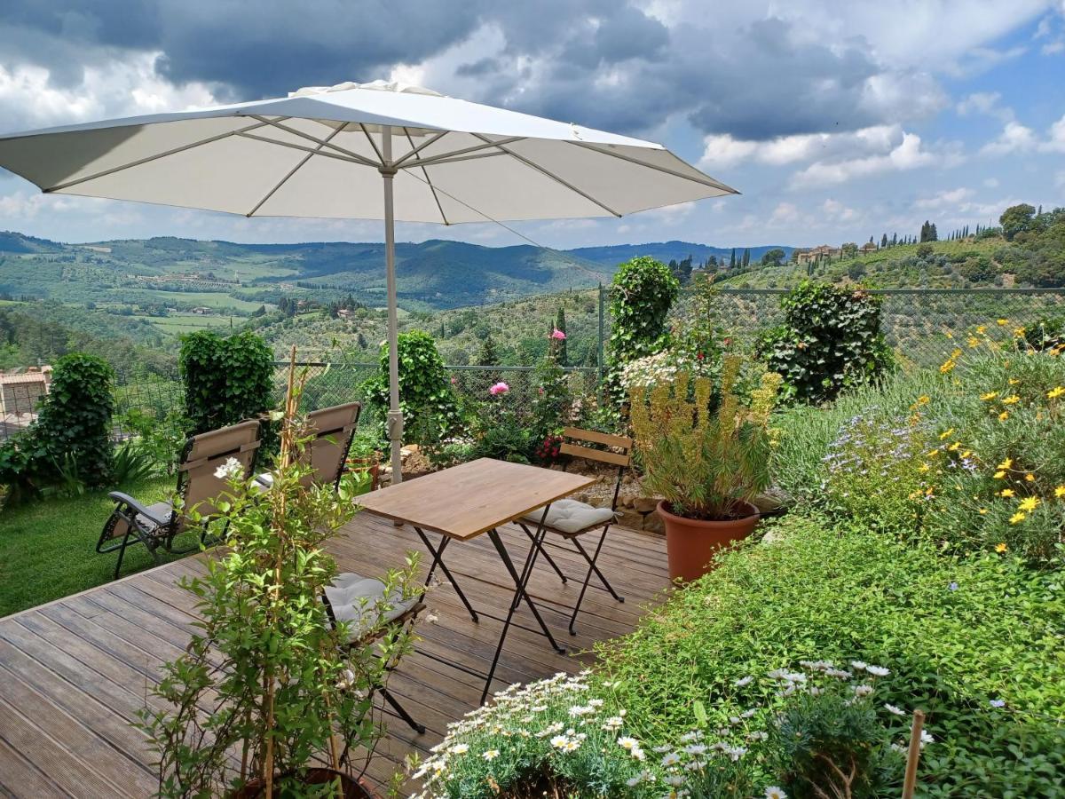 B&B Panoramic Greve in Chianti Exterior foto